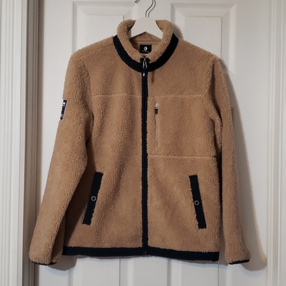 Blackyak sherpa fleece full zip jacket NWOT